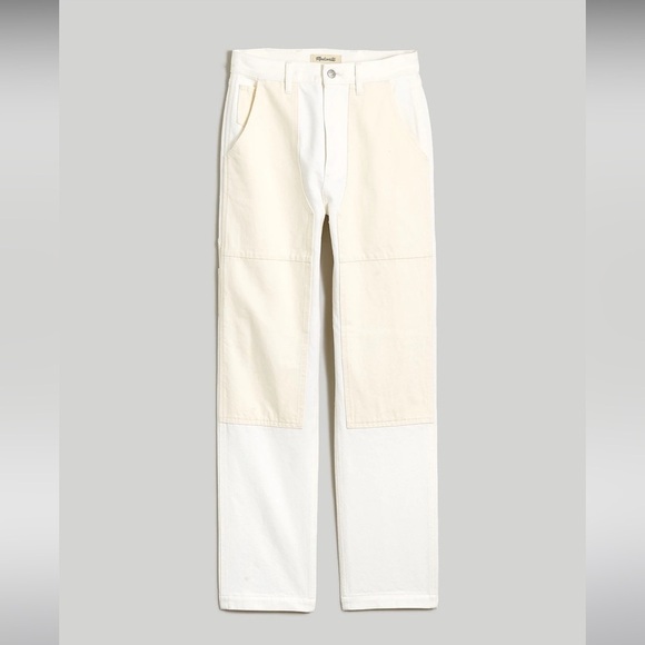 NWT Madewell The ‘90s Straight Jean: Two-Tone Workwear Edition Size 32 - Picture 14 of 16